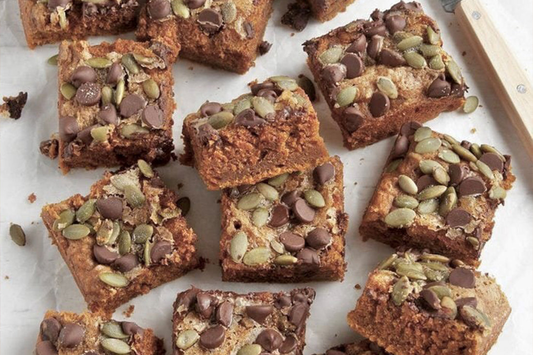 Vegan Gluten-Free Fall Pumpkin Seed Snack Cake