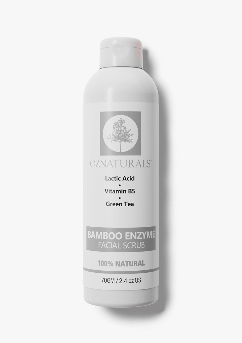 BAMBOO ENZYME FACIAL SCRUB (POLISH) - OZNaturals