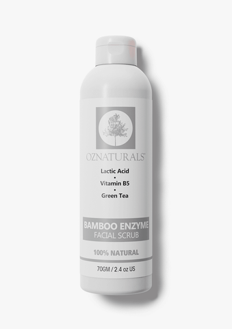 BAMBOO ENZYME FACIAL SCRUB (POLISH) - OZNaturals