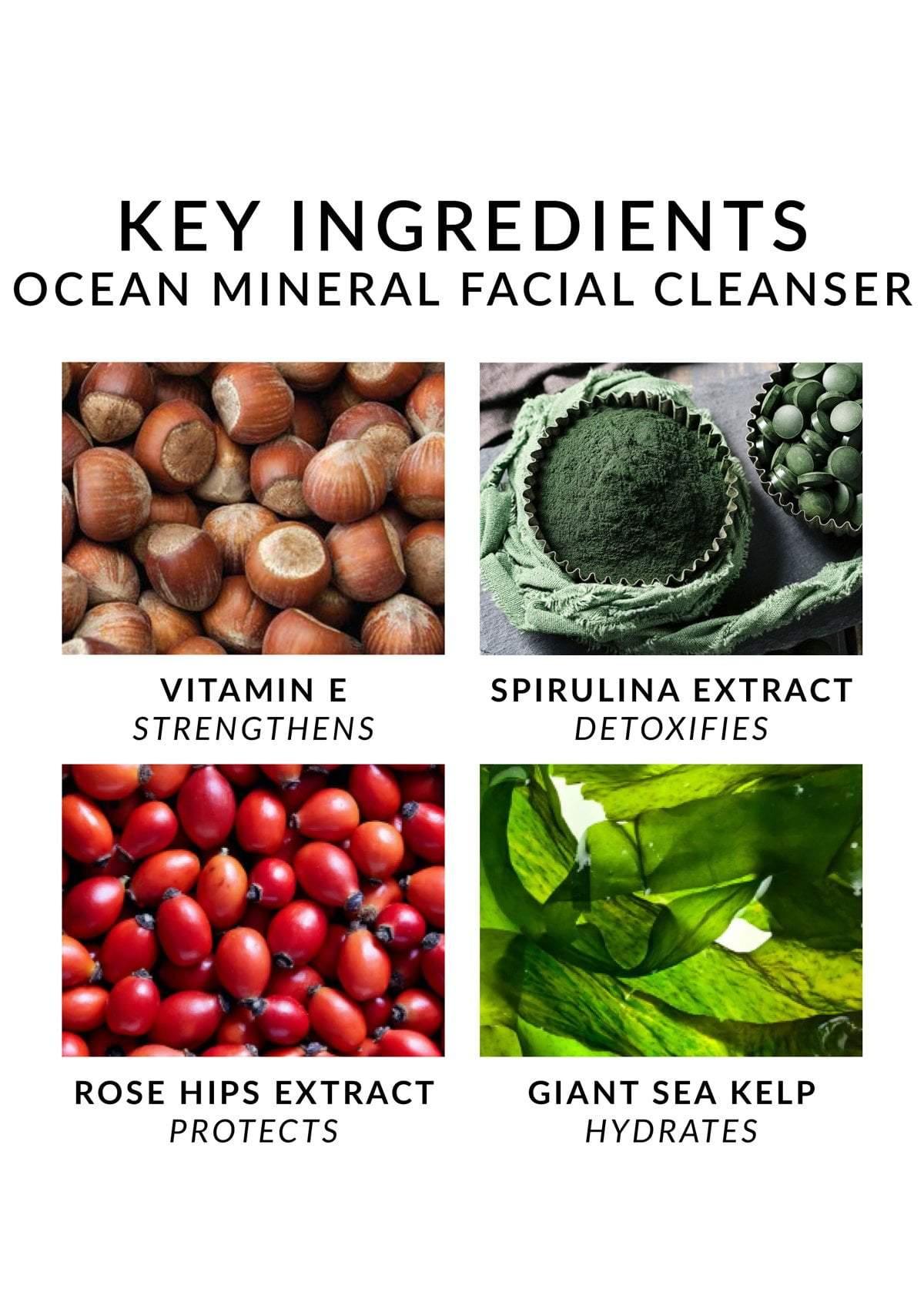 OCEAN MINERAL CLEANSER (BYE ZITS!) - BEST BY DATE REACHED — 03/31/2023 - OZNaturals