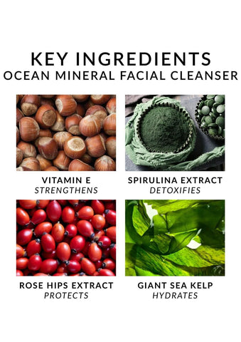 OCEAN MINERAL CLEANSER (BYE ZITS!) - BEST BY DATE REACHED — 03/31/2023 - OZNaturals