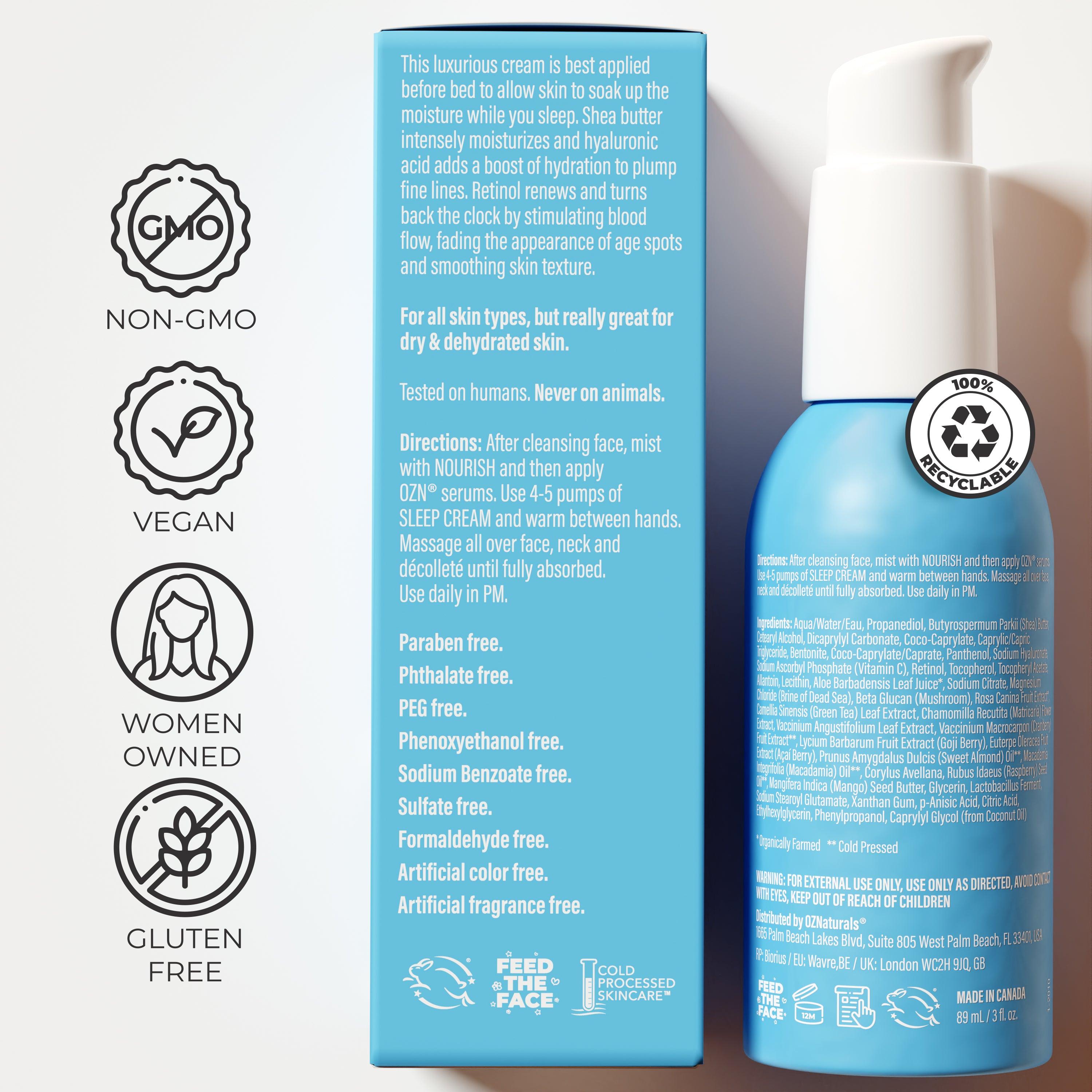 Sleep Cream - OZNaturals