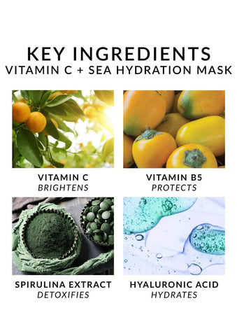 VITAMIN C + SEA MASK (HYDRATION) - BEST BY DATE REACHED — 03/31/2023 - OZNaturals