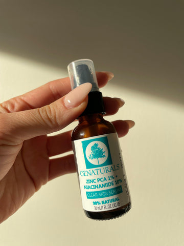 ZINC PCA + NIACINAMIDE SERUM (CLEAR) - OZNaturals
